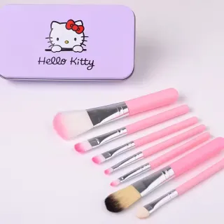 Hello Kitty Mini Makeup Brush Set (7 pcs)